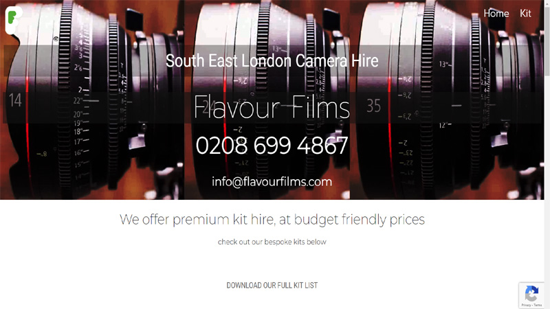 camera hire south london