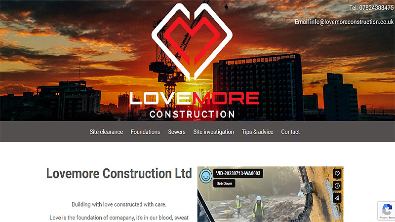 construction website