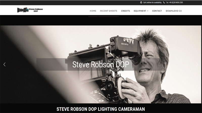 cameraman Steve Robson website